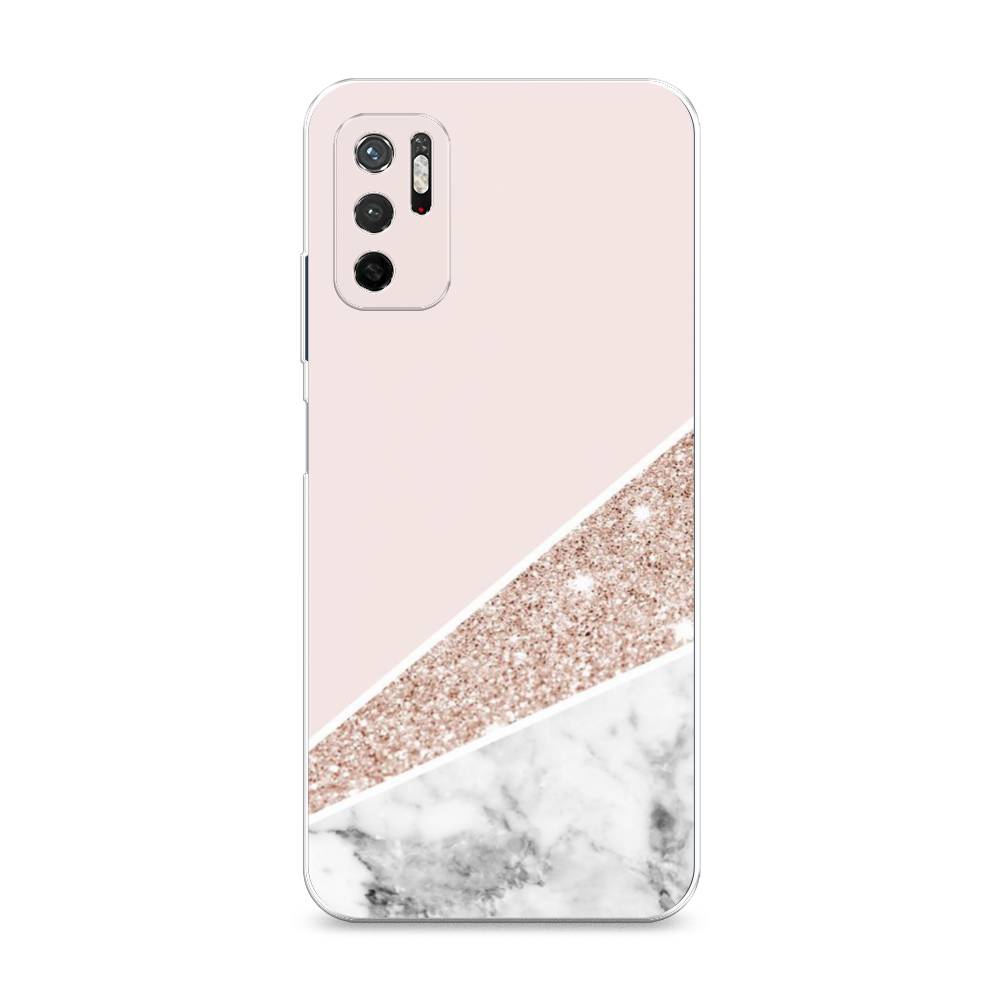 

Чехол на Xiaomi Redmi Note 11SE "Блестящий розовый мрамор", 315950-3