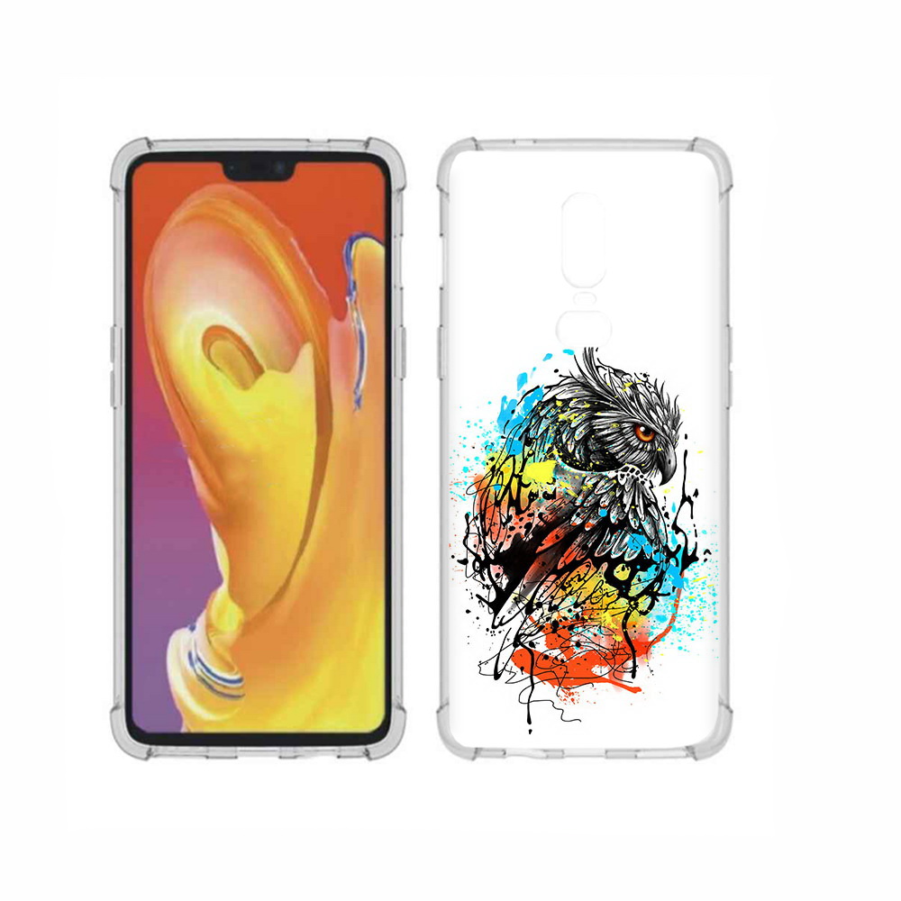 

Чехол MyPads Tocco для OnePlus 6 Творческая сова, Прозрачный, Tocco