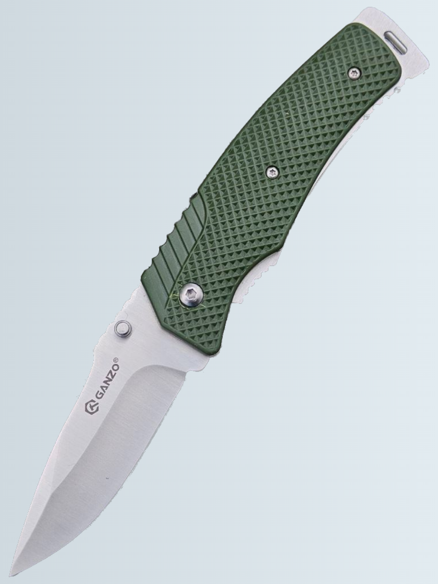 

Нож складной Ganzo G618 440 Steel Exclusive Edition Green Handle, Зеленый, Steel Exclusive Edition