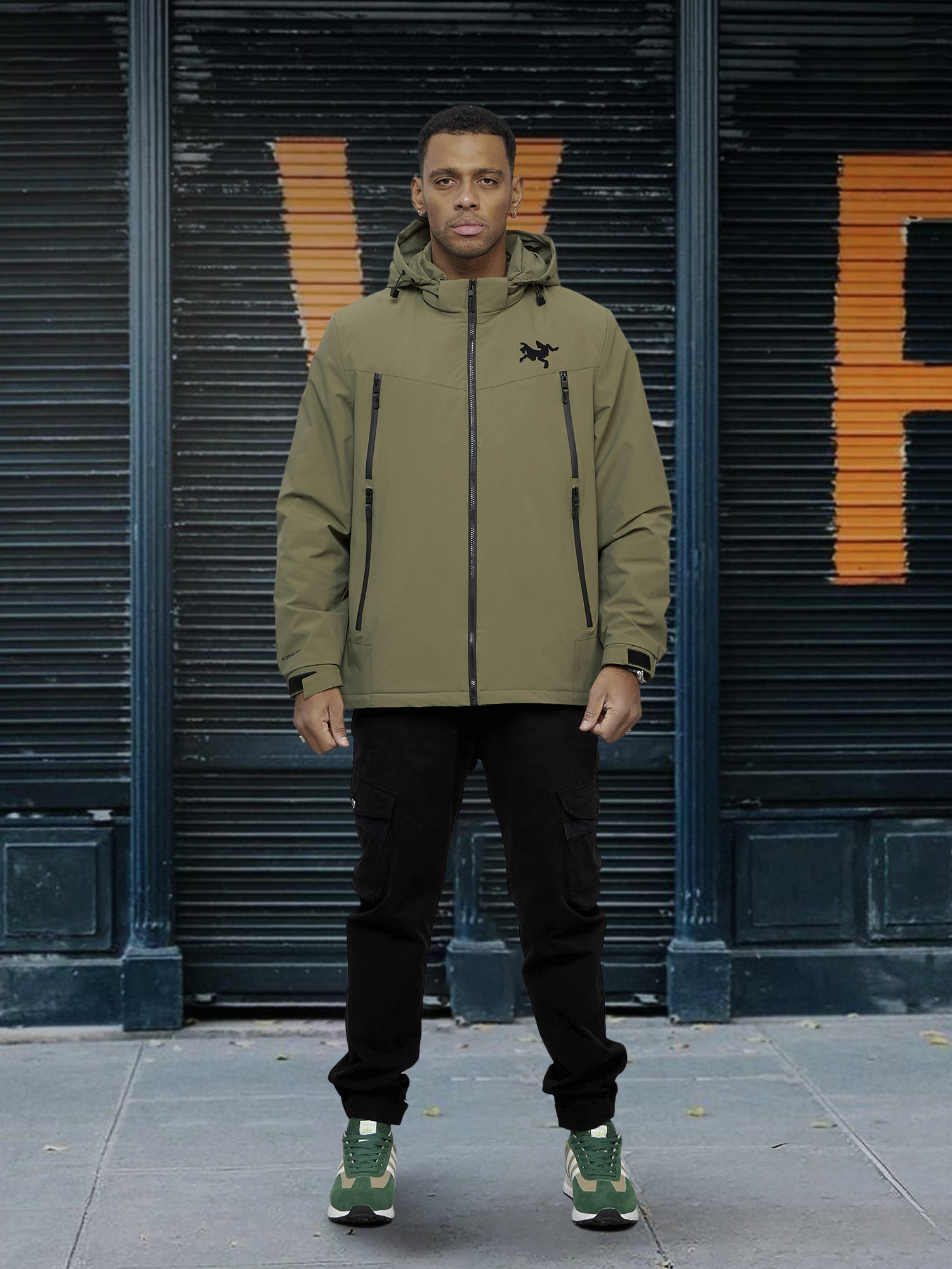 

Куртка мужская NoBrand OI-803 зеленая XXL, Зеленый, OI-803