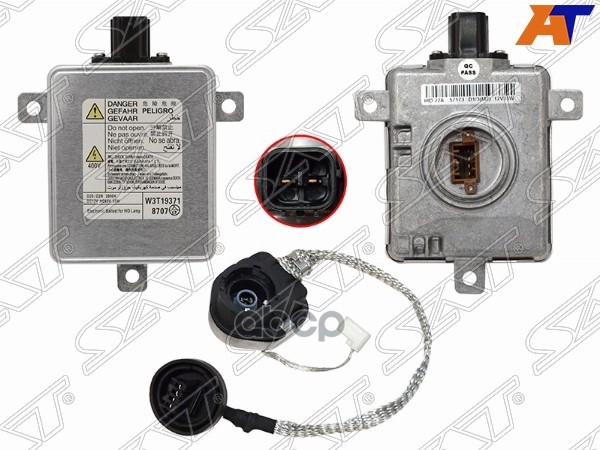 Блок Розжига Ксенона Mitsubishi/Mazda/Honda/Suzuki D2s/D2r 12v35w Sat арт. ST-477-0004