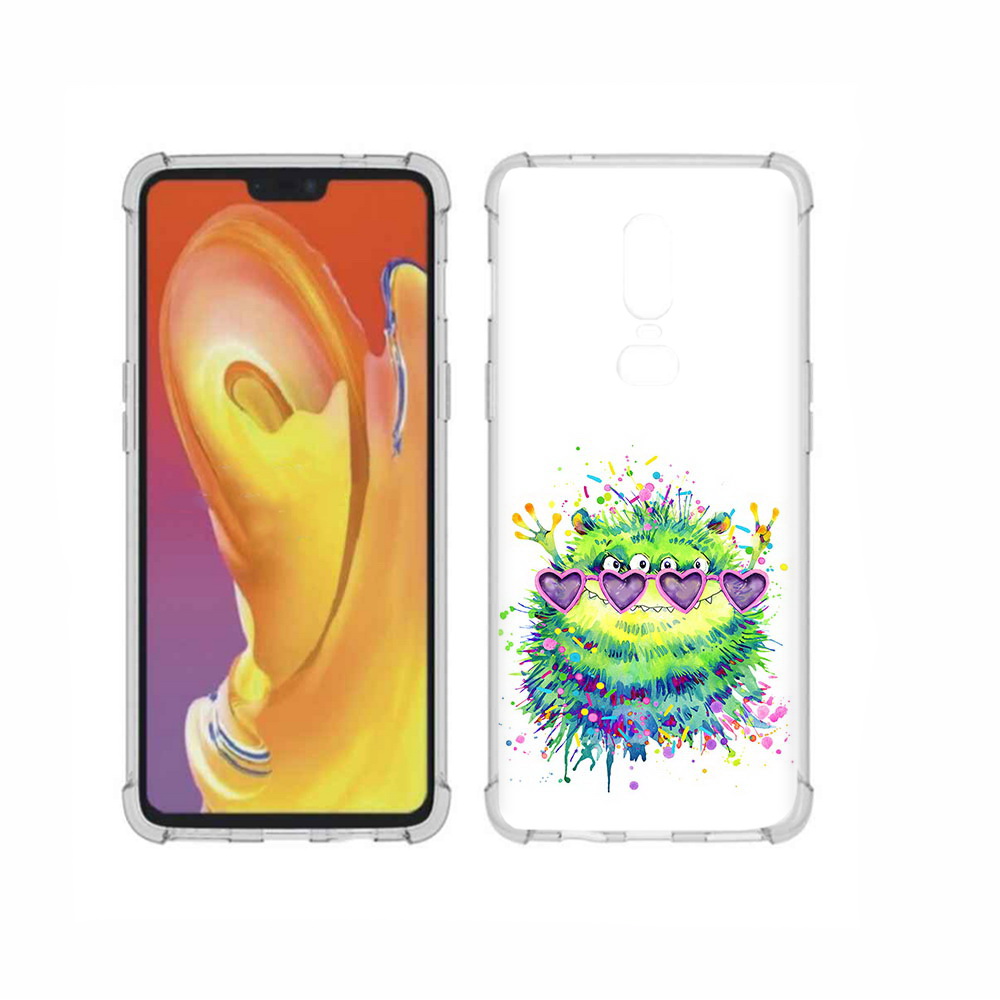 

Чехол MyPads Tocco для OnePlus 6 Пушистый персонаж, Прозрачный, Tocco