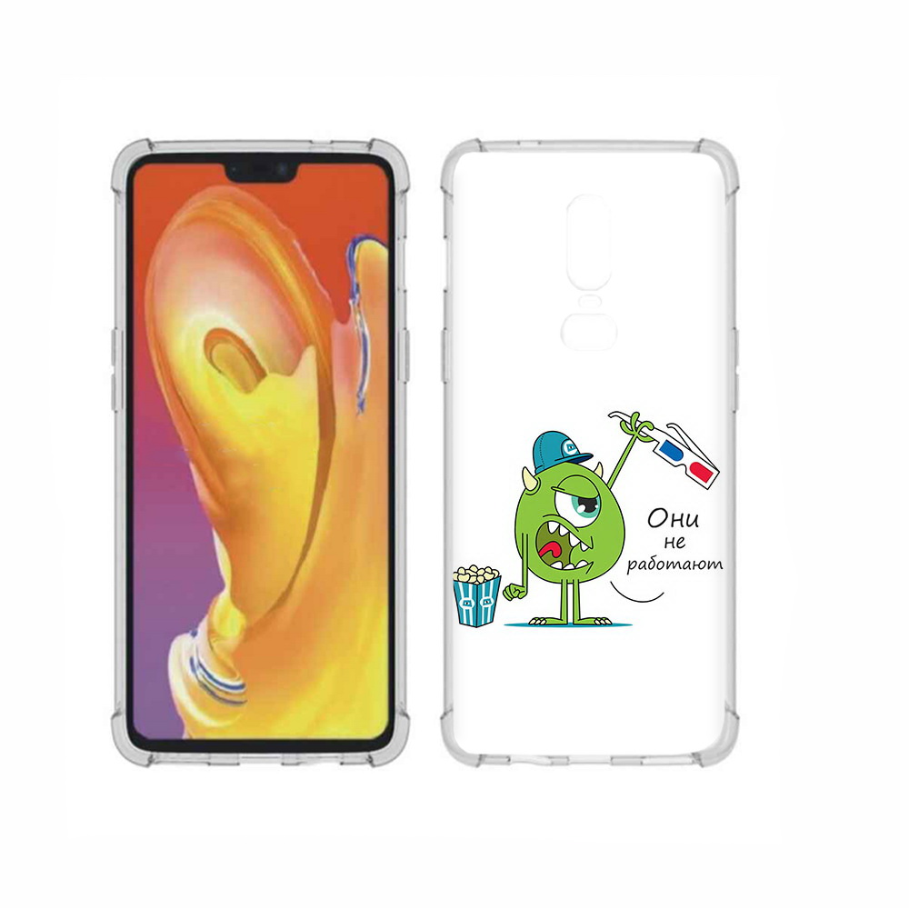 

Чехол MyPads Tocco для OnePlus 6 Очки не работают, Прозрачный, Tocco