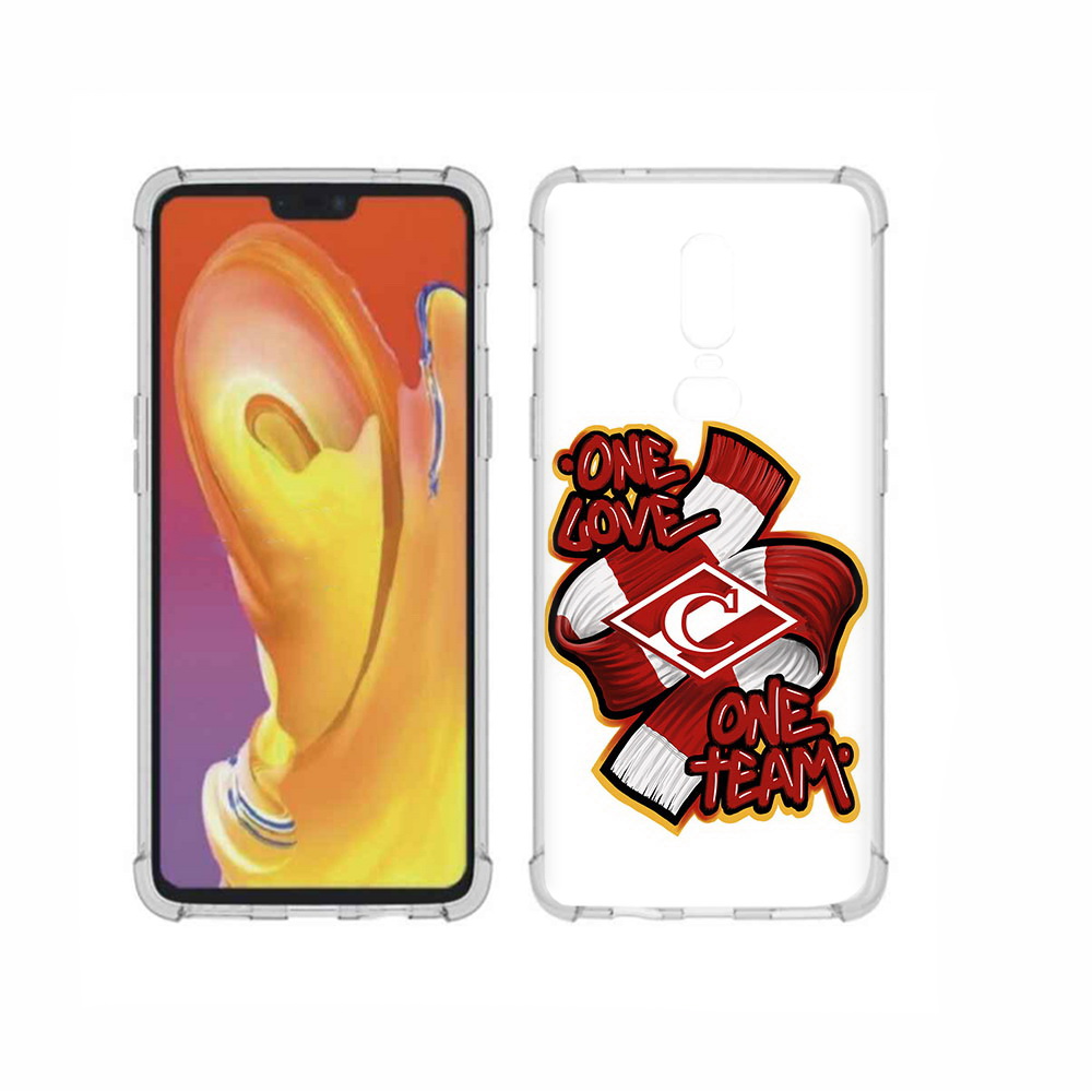 

Чехол MyPads Tocco для OnePlus 6 Одна любовь-Спартак, Прозрачный, Tocco