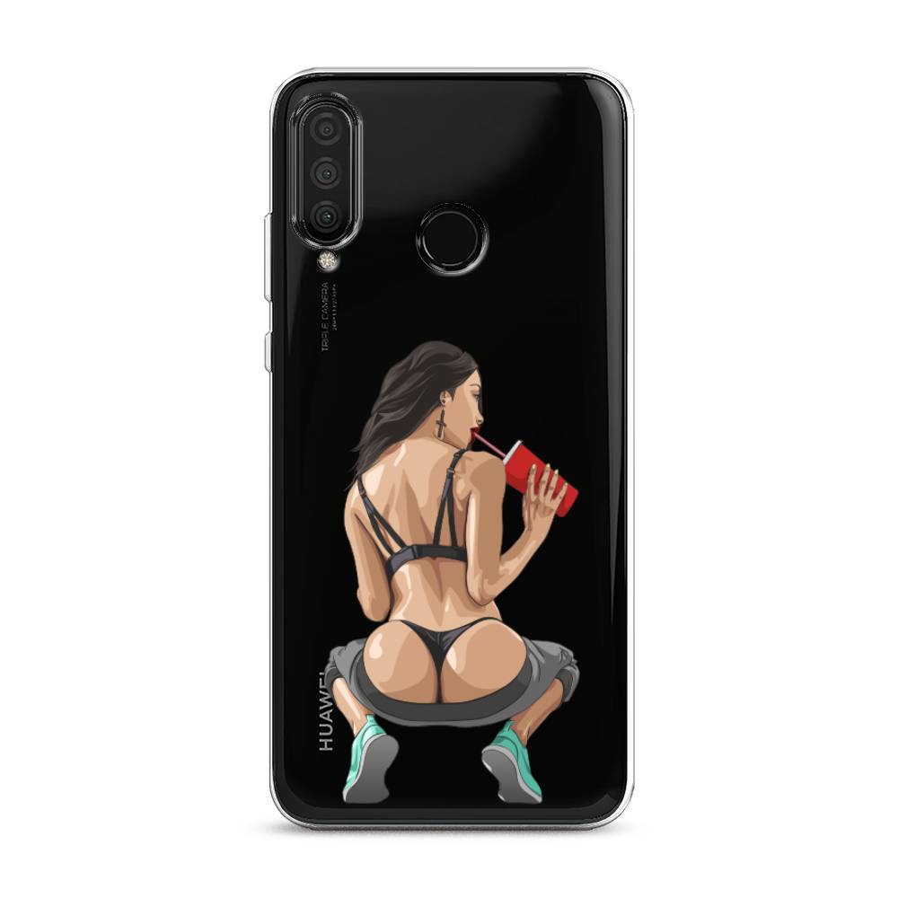 

Чехол на Huawei P30 Lite/Honor 20S/20 Lite 2020 "Сочные булочки", Бежевый;красный;черный, 610750-6