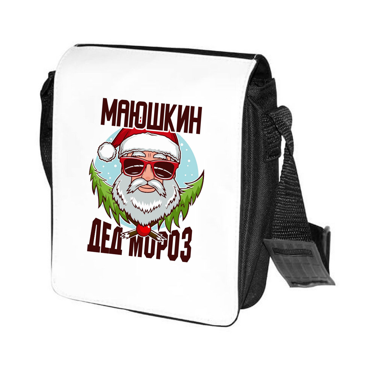 

Сумка унисекс CoolPodarok CN045003 черно-белый, Черный;белый, CN045003