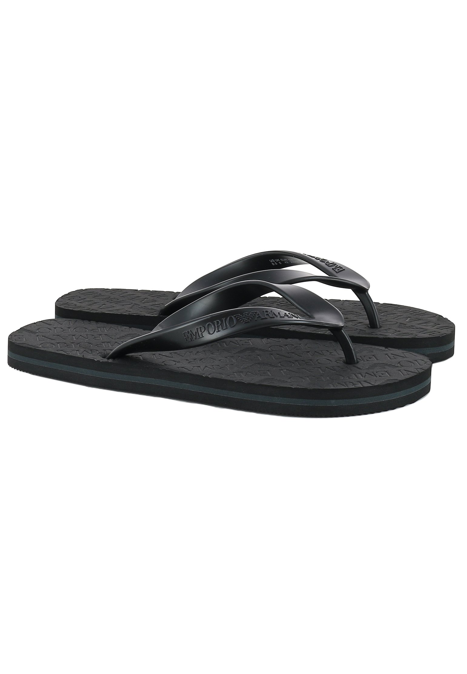 

Вьетнамки мужские Emporio Armani 105796 черные 44 EU, 105796