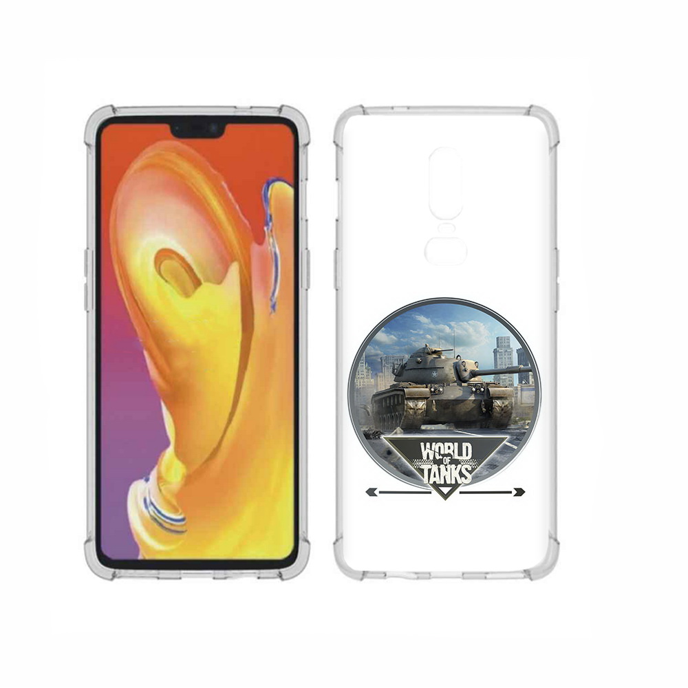 

Чехол MyPads Tocco для OnePlus 6 Мир танков, Прозрачный, Tocco
