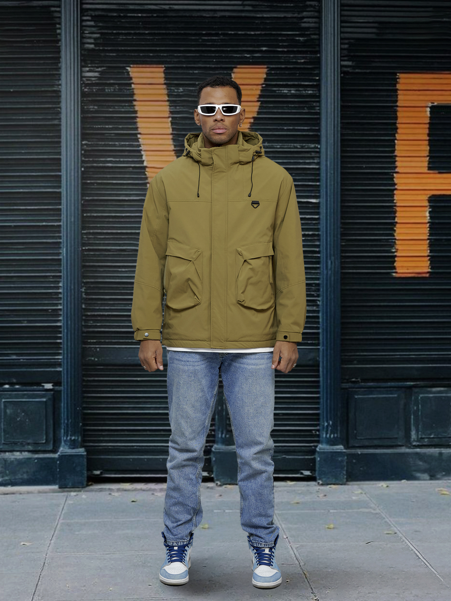 

Куртка мужская NoBrand OI-7311 желтая XXL, Желтый, OI-7311