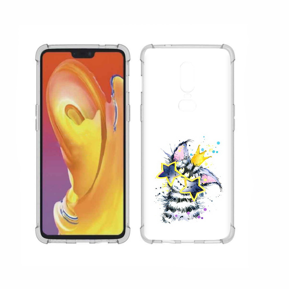 

Чехол MyPads Tocco для OnePlus 6 Мартовский Нуся, Прозрачный, Tocco