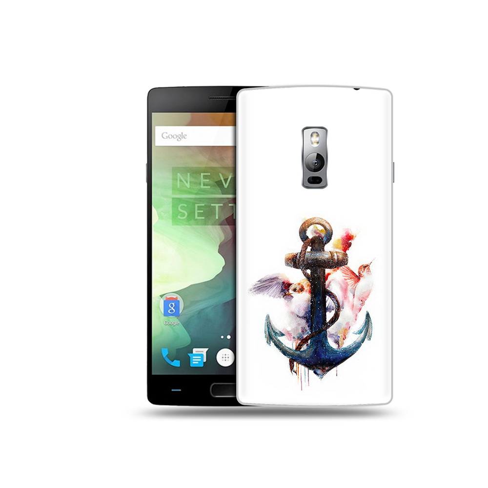

Чехол MyPads Tocco для OnePlus 2 якорь с птицами, Прозрачный, Tocco