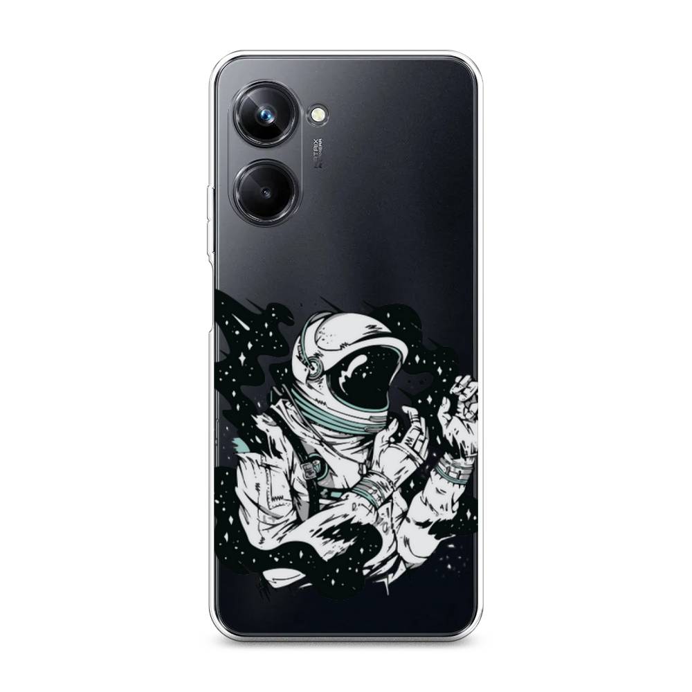 

Чехол Awog на Realme 10 Pro "Космонавт арт", Черный;бежевый;белый, 2512550-7