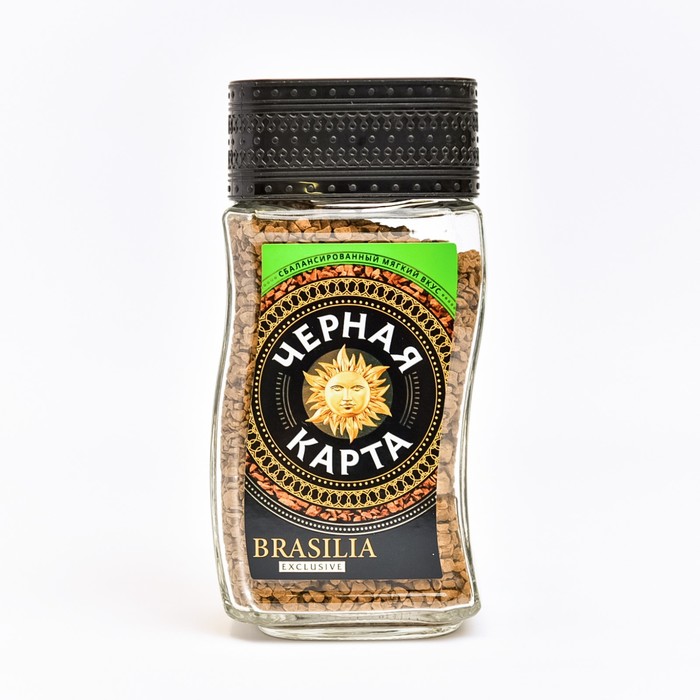 

Кофе "Черная Карта", Exclusive Brasilia, натуральный, сублимированный, 95 г