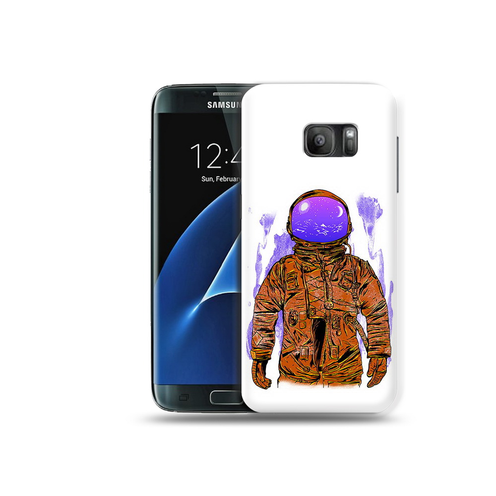 

Чехол MyPads Tocco для Samsung Galaxy S7 нарисованный мужчина в скафандре, Прозрачный, Tocco