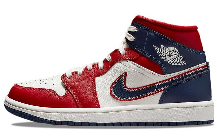 

Кеды унисекс Jordan Air Jordan 1 Mid USA 2.0 разноцветные 42.5 EU, Разноцветный, Air Jordan 1 Mid USA 2.0