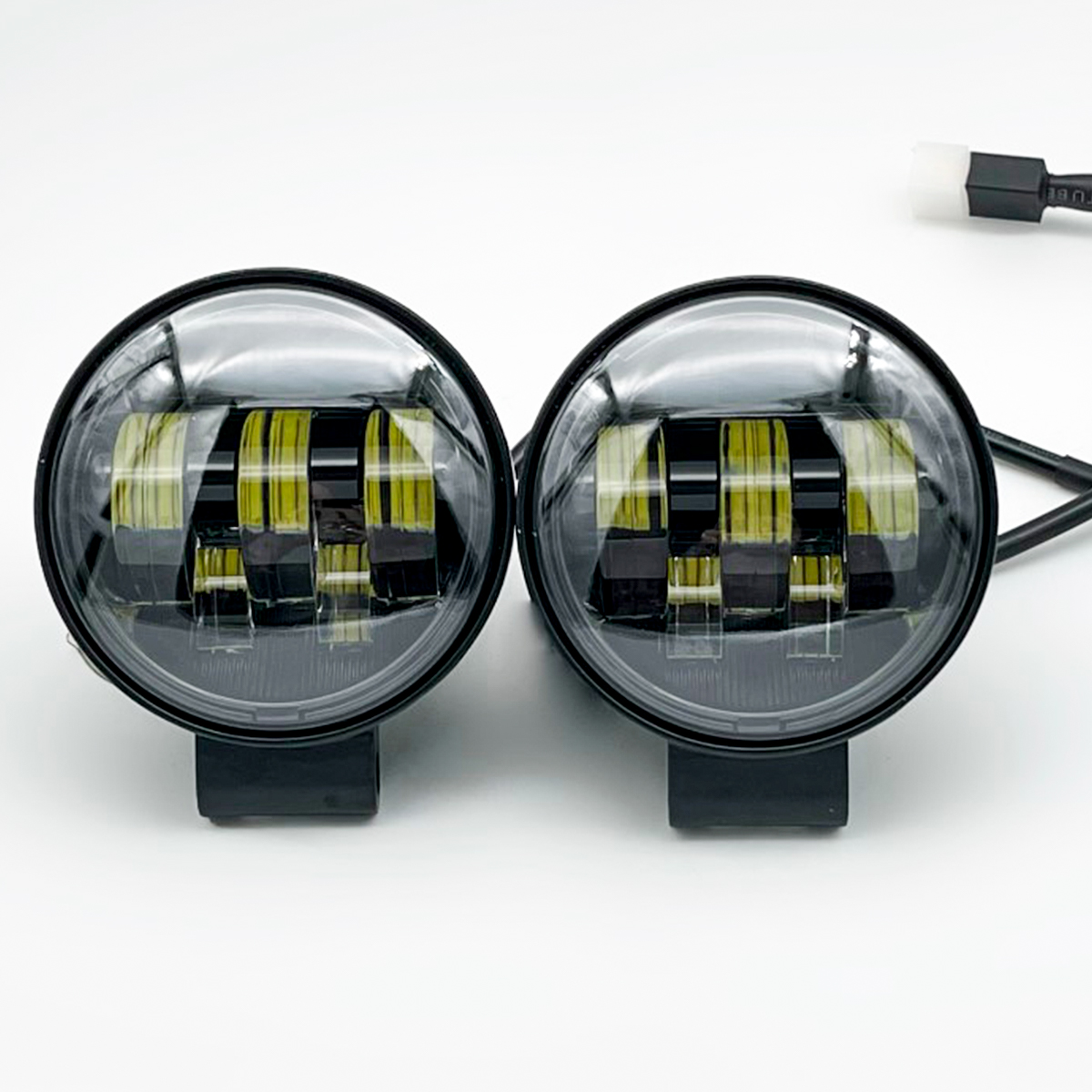 

Фара светодиодная дополнительная EZID-AUTO 12-24V круглая 5lens белый свет 2 шт, EALights