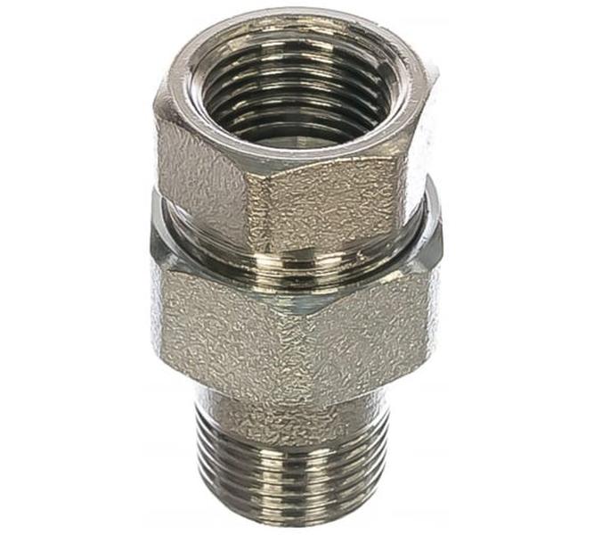

Прямой трехсоставной фитинг FAR 1/2" ВР-американка FC 5150 12, Серый
