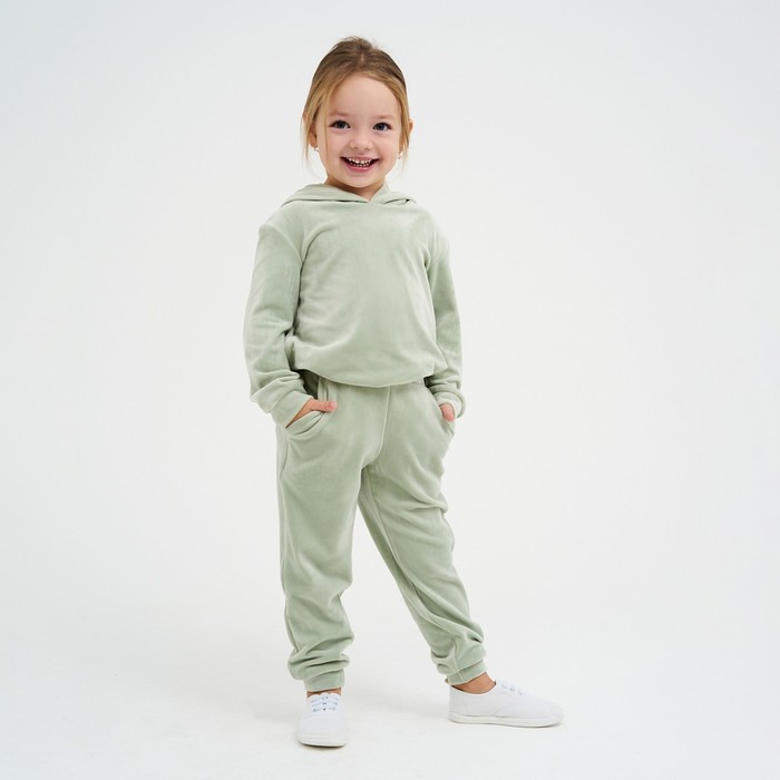 

Костюм детский (толстовка, брюки) KAFTAN "Basic line" р.34 (122-128), зеленый, Basic line