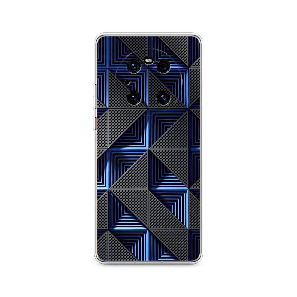 

Чехол на Huawei Mate 40 Pro "IBM", Серый;синий, 6104450-3