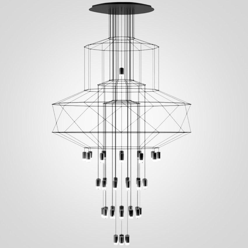 

Люстра Wireflow Chandelier 0374 Suspension Lamp, 40.1637-0