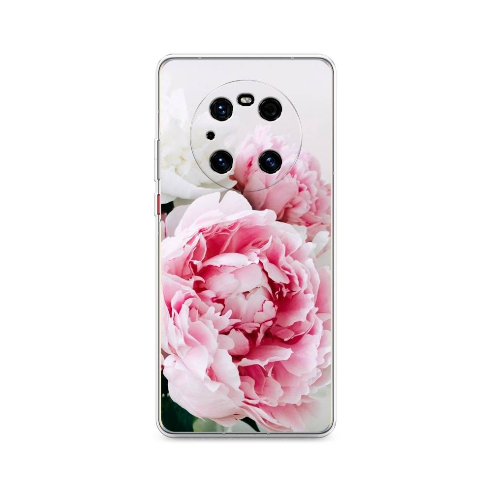 

Чехол на Huawei Mate 40 Pro "Розовые и белые пионы", Розовый;белый, 6104450-2