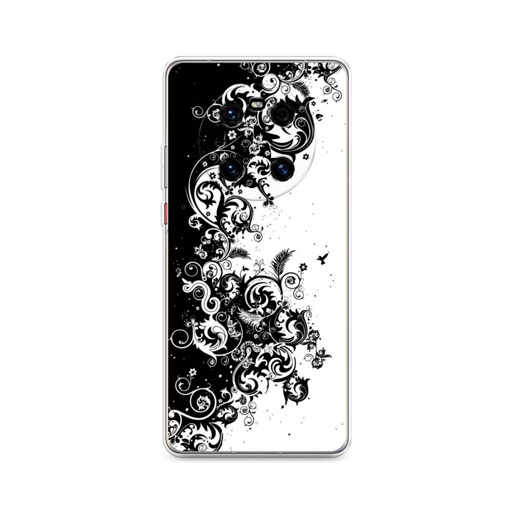 

Чехол на Huawei Mate 40 Pro "Черно белый узор", Белый;черный;серый, 6104450-3