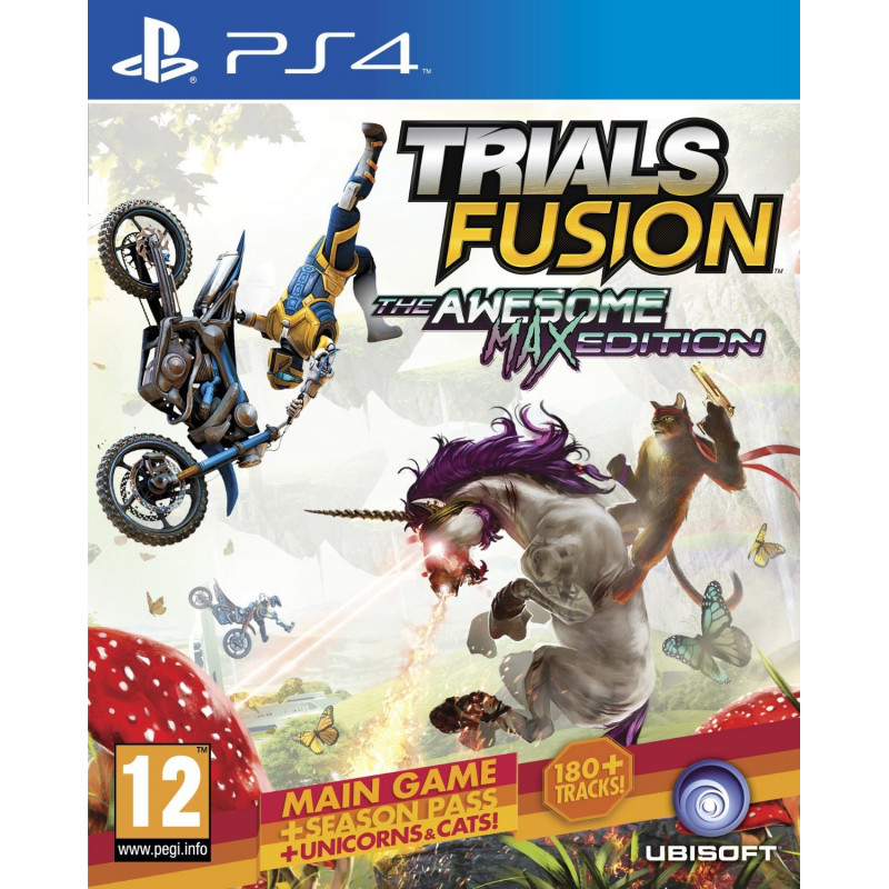 Max edition. Trials Fusion the Awesome Max Edition ps4. PS игра Trials Fusion. Ps4 игра Ubisoft Trials Fusion. Trials Fusion обложка.