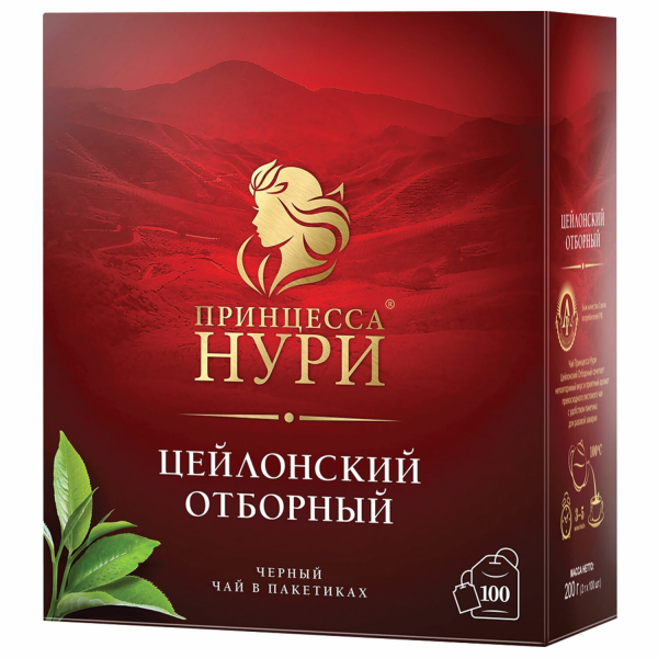 

Чай черный Принцесса Нури Отборный 100 пак