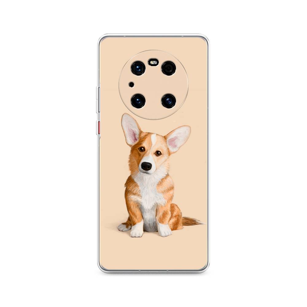 

Чехол на Huawei Mate 40 Pro "Грустный Корги", Коричневый;бежевый, 6104450-1
