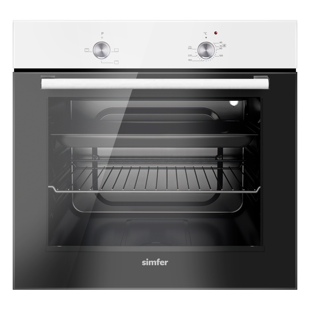 Встраиваемый электрический духовой шкаф Simfer B6EW04070 белый