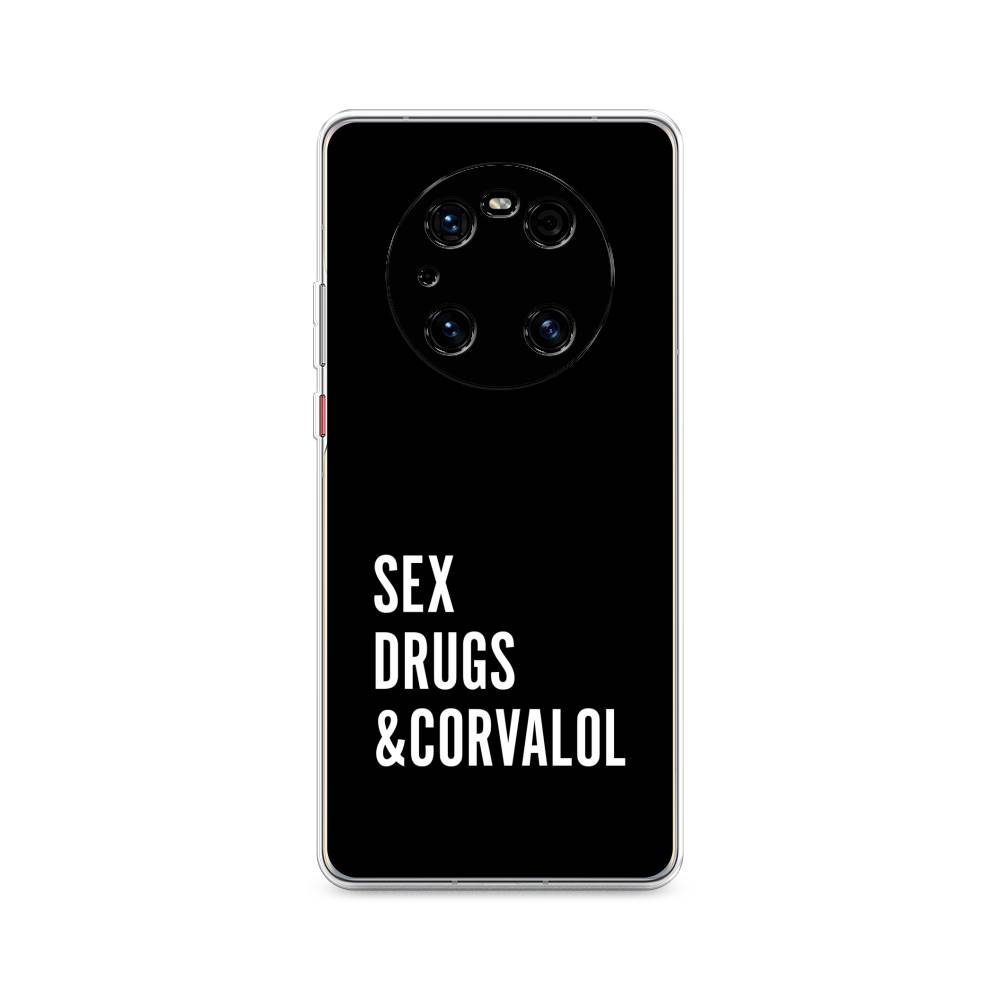 

Чехол на Huawei Mate 40 Pro "Corvalol", Черный;серый;белый, 6104450-6