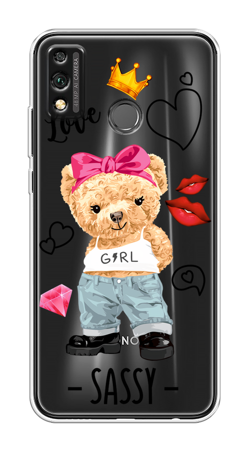 

Чехол на Honor 9X Lite "Sugar Mommy", Голубой;белый;розовый, 6104250-6