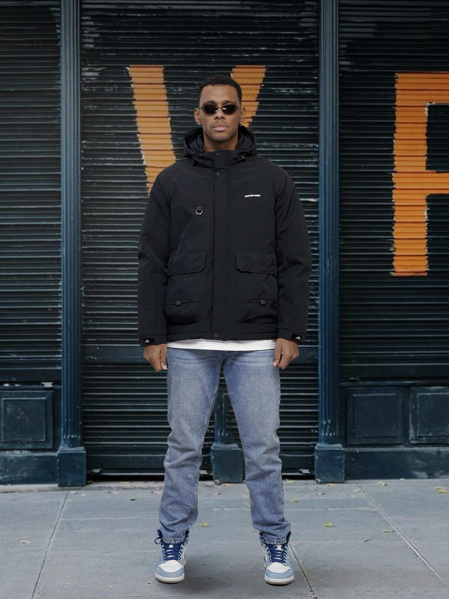 

Куртка мужская NoBrand OI-708 синяя M, Синий, OI-708