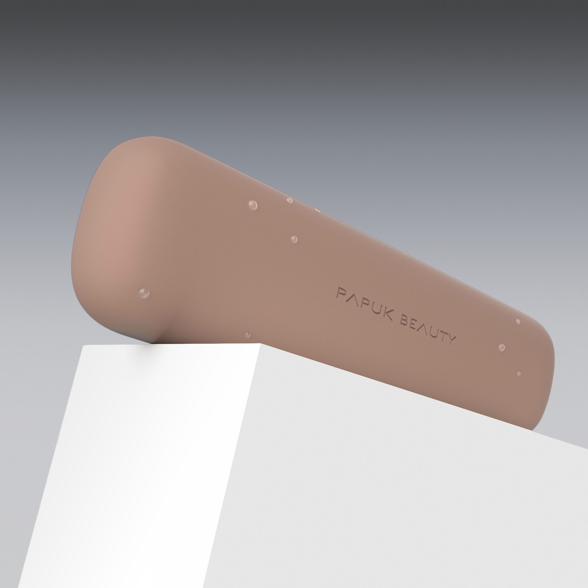 Чехол для кистей для макияжа PAPUK BEAUTY органайзер для косметики силиконовый бежевый 1800₽