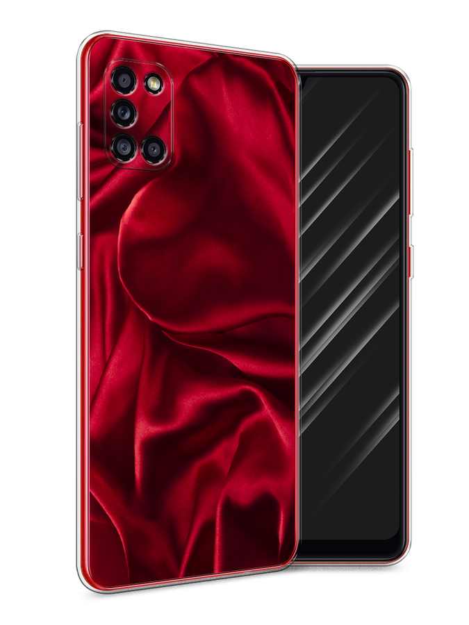 

Чехол Awog на Samsung Galaxy A31 / Самсунг A31 "Текстура красный шелк", Разноцветный, 2100350-3