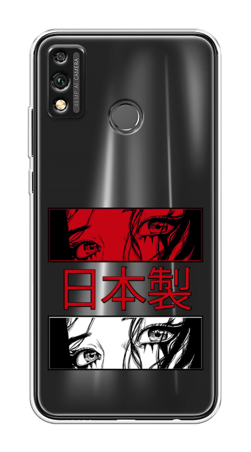 

Чехол на Honor 9X Lite "Аниме глаза манга", Красный;белый;черный, 6104250-4