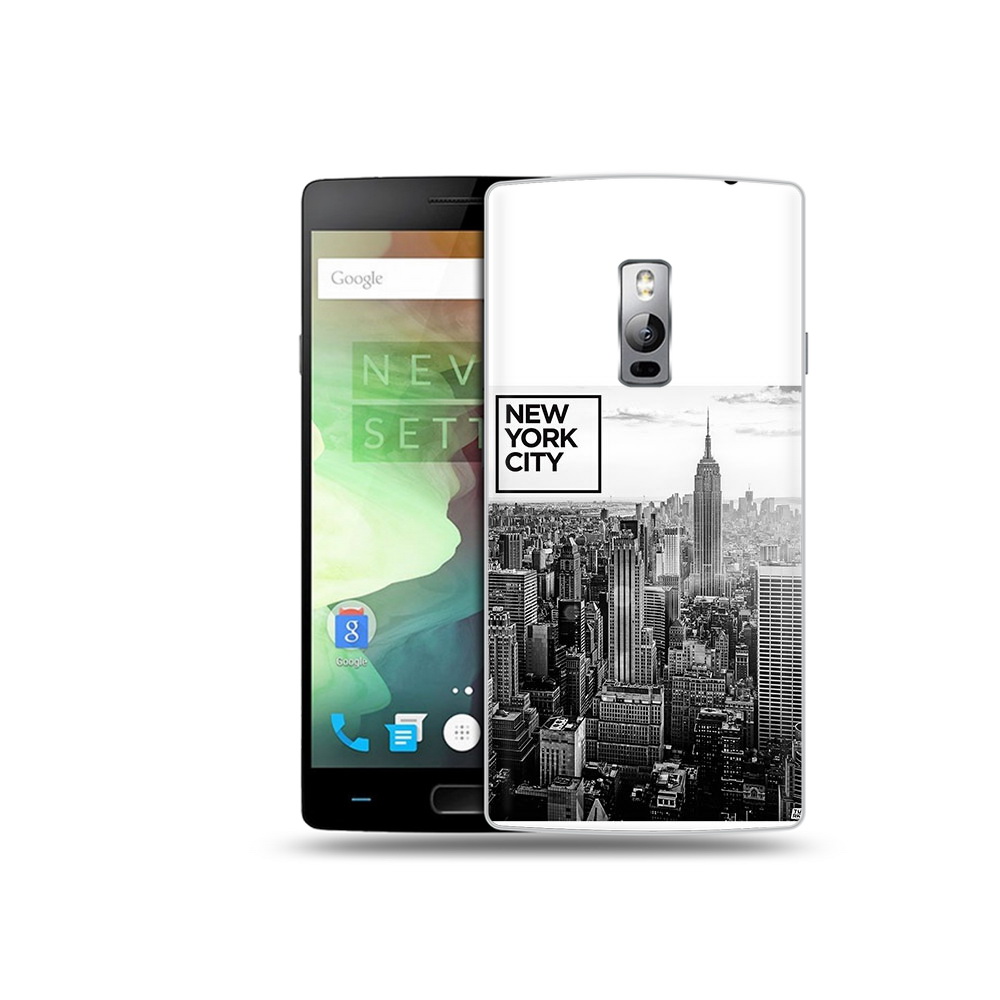 

Чехол MyPads Tocco для OnePlus 2 черно белый ньюерк, Прозрачный, Tocco