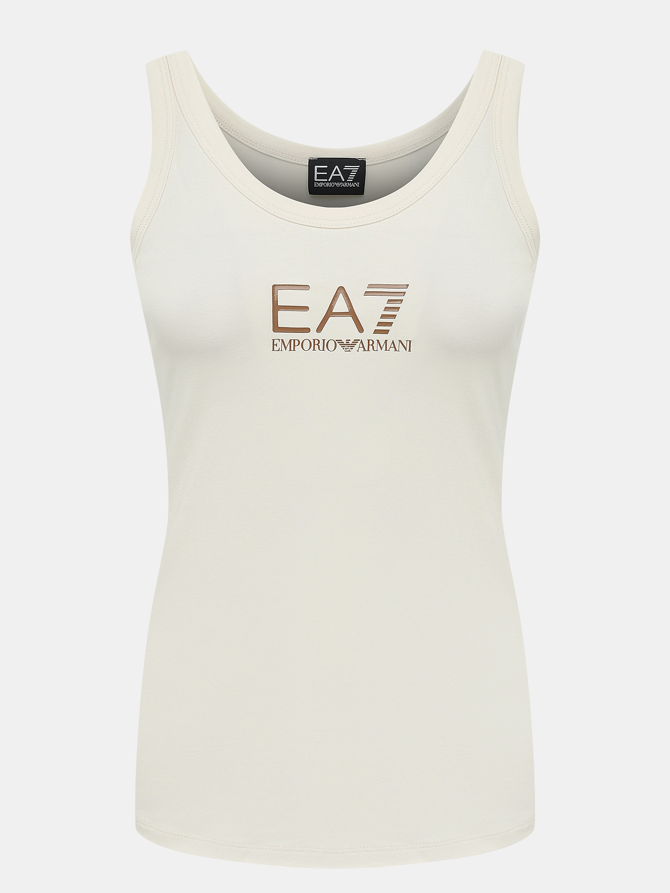 

Майка женская EA7 EMPORIO ARMANI 486439 бежевая 46-48 RU, Бежевый, 486439