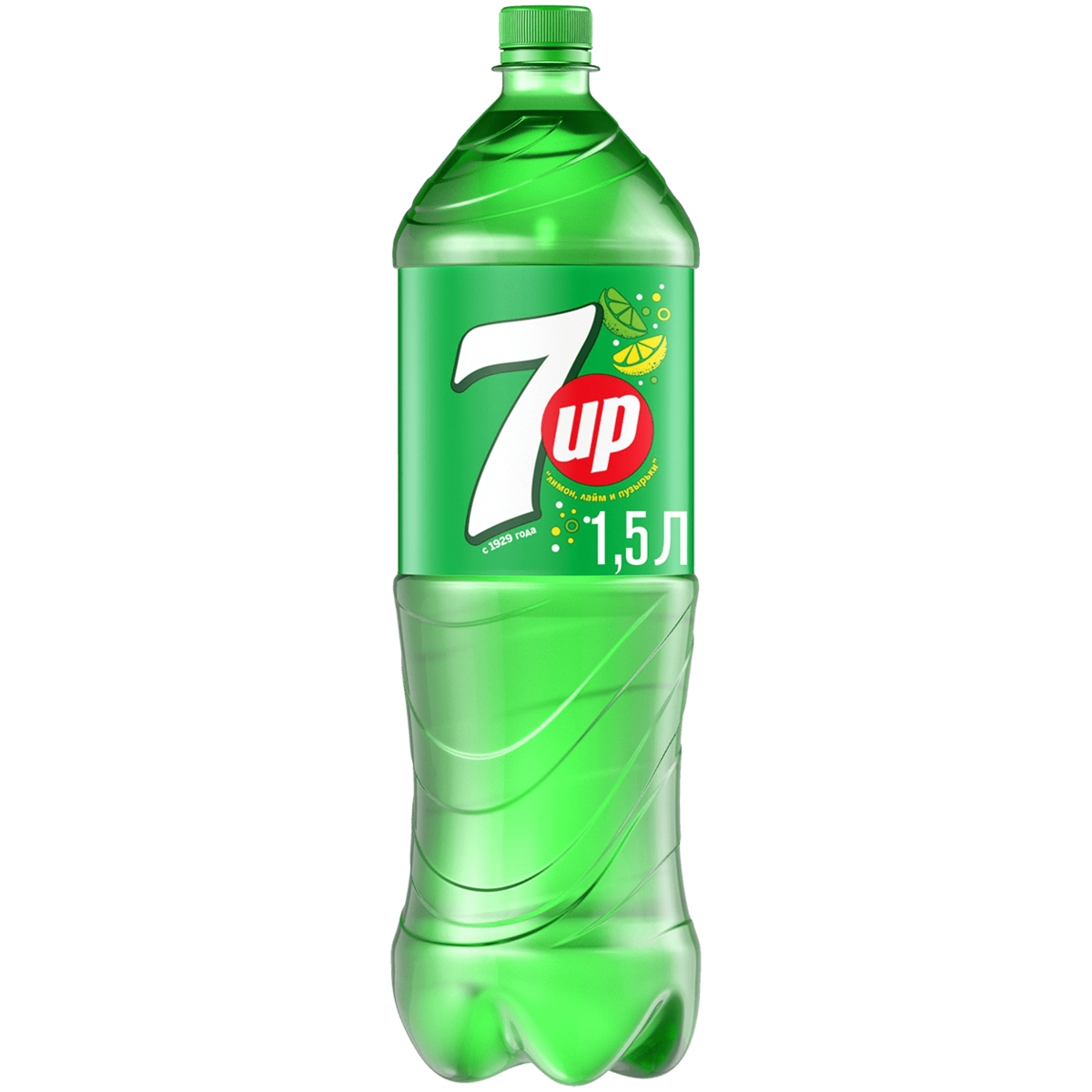 Напиток сильногазированный 7UP Лимон-Лайм 1,5 л