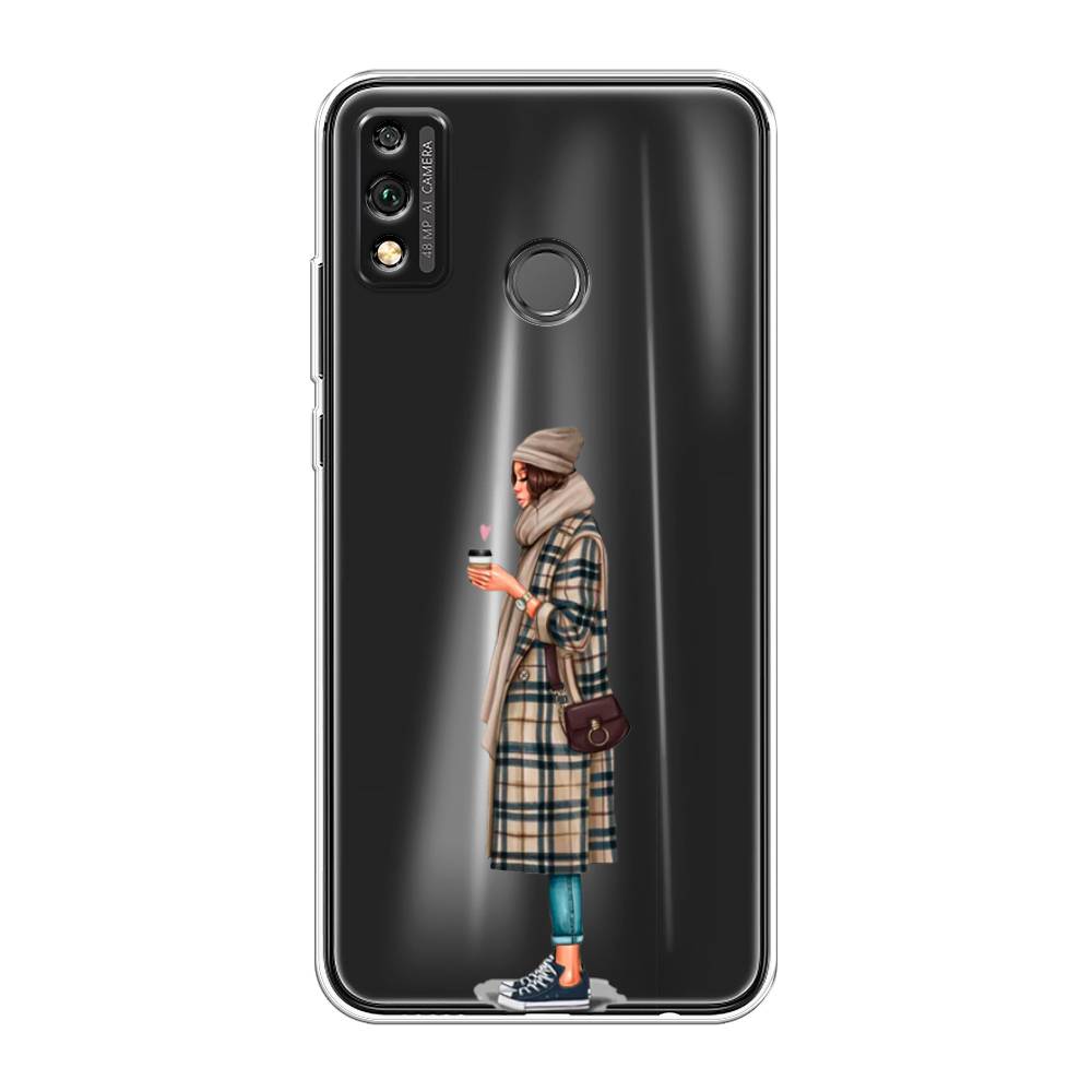 

Чехол на Honor 9X Lite "Утренний кофе", Коричневый;бежевый, 6104250-6
