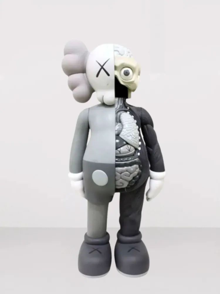 

Коллекционная редкая игрушка KAWS М7-KAWS-скелет-серый, KAWS-скелет-серый