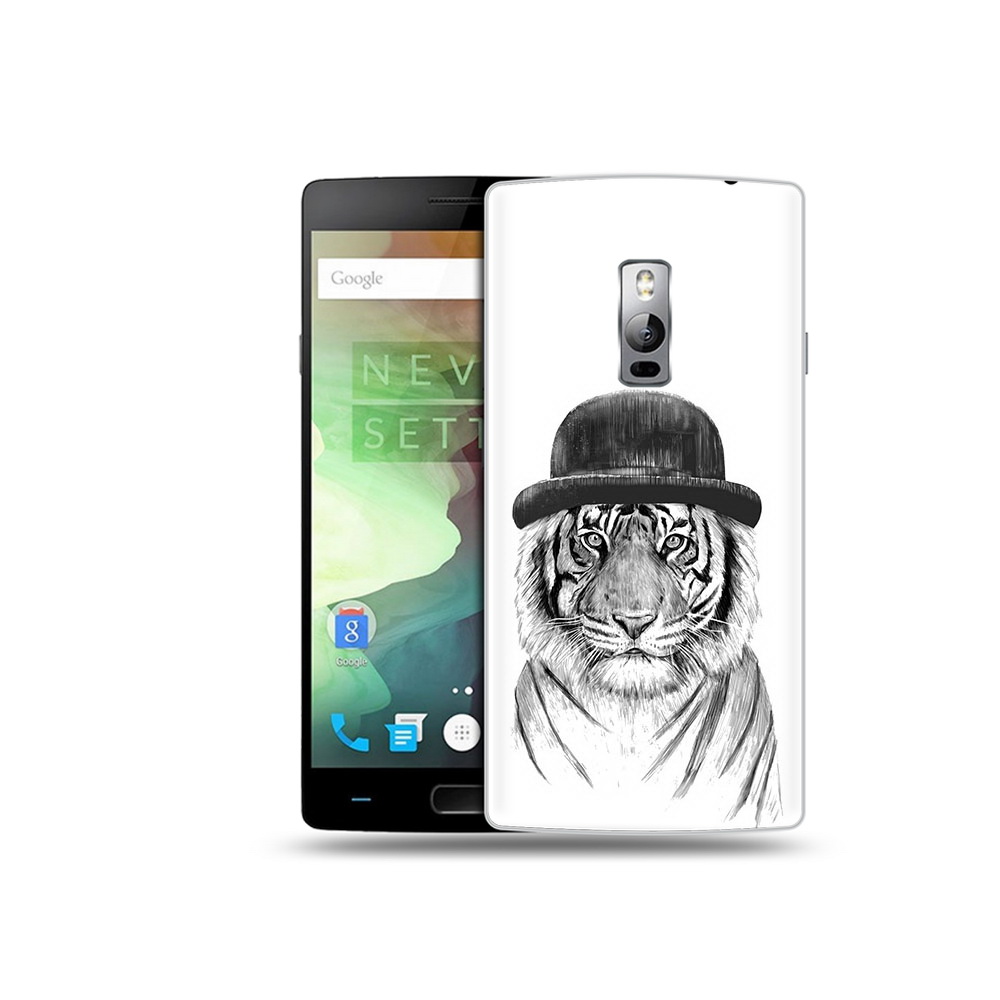 

Чехол MyPads Tocco для OnePlus 2 тигр британец, Прозрачный, Tocco