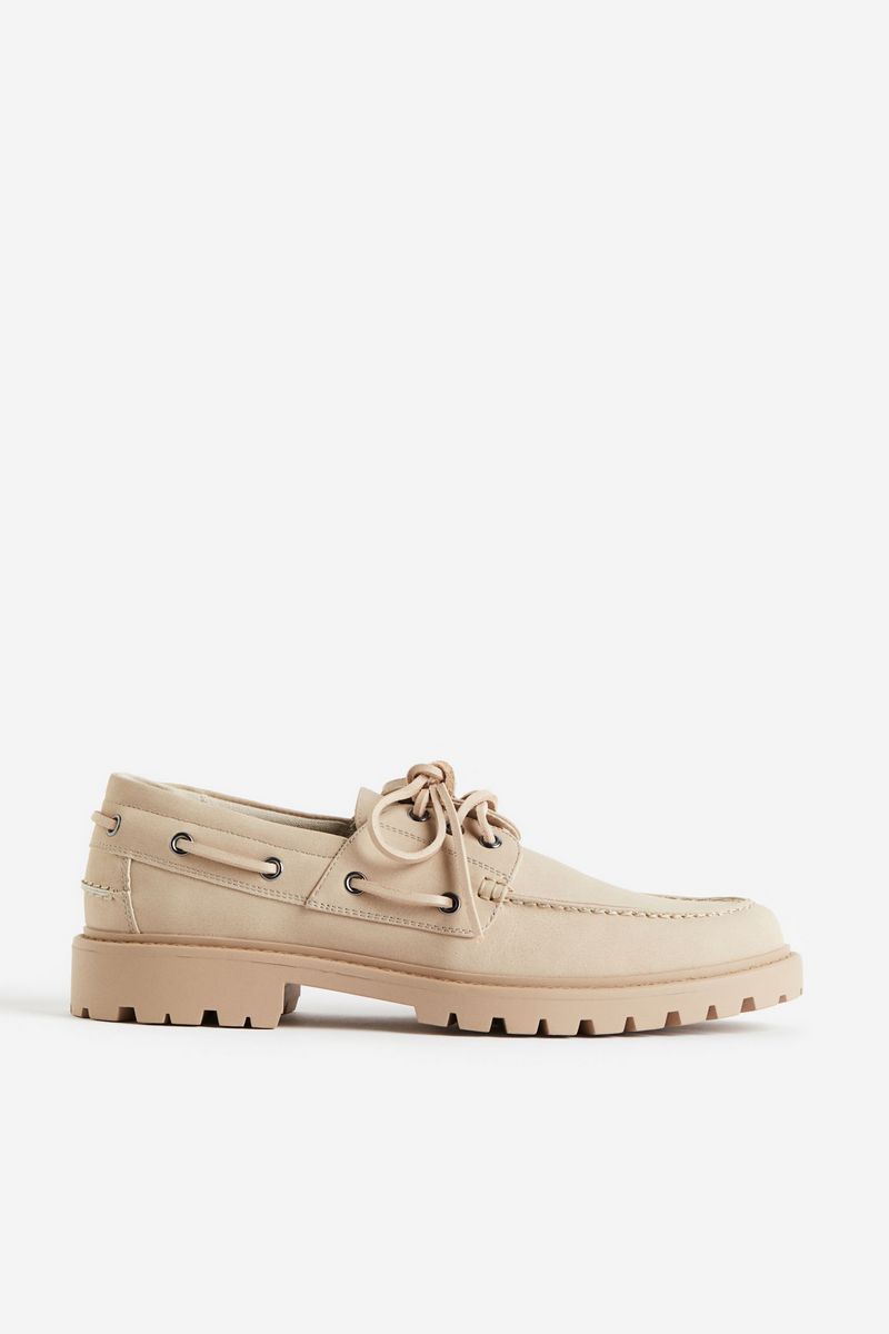 

Туфли мужские H&M 1171264 бежевые 41 EU, Бежевый, 1171264