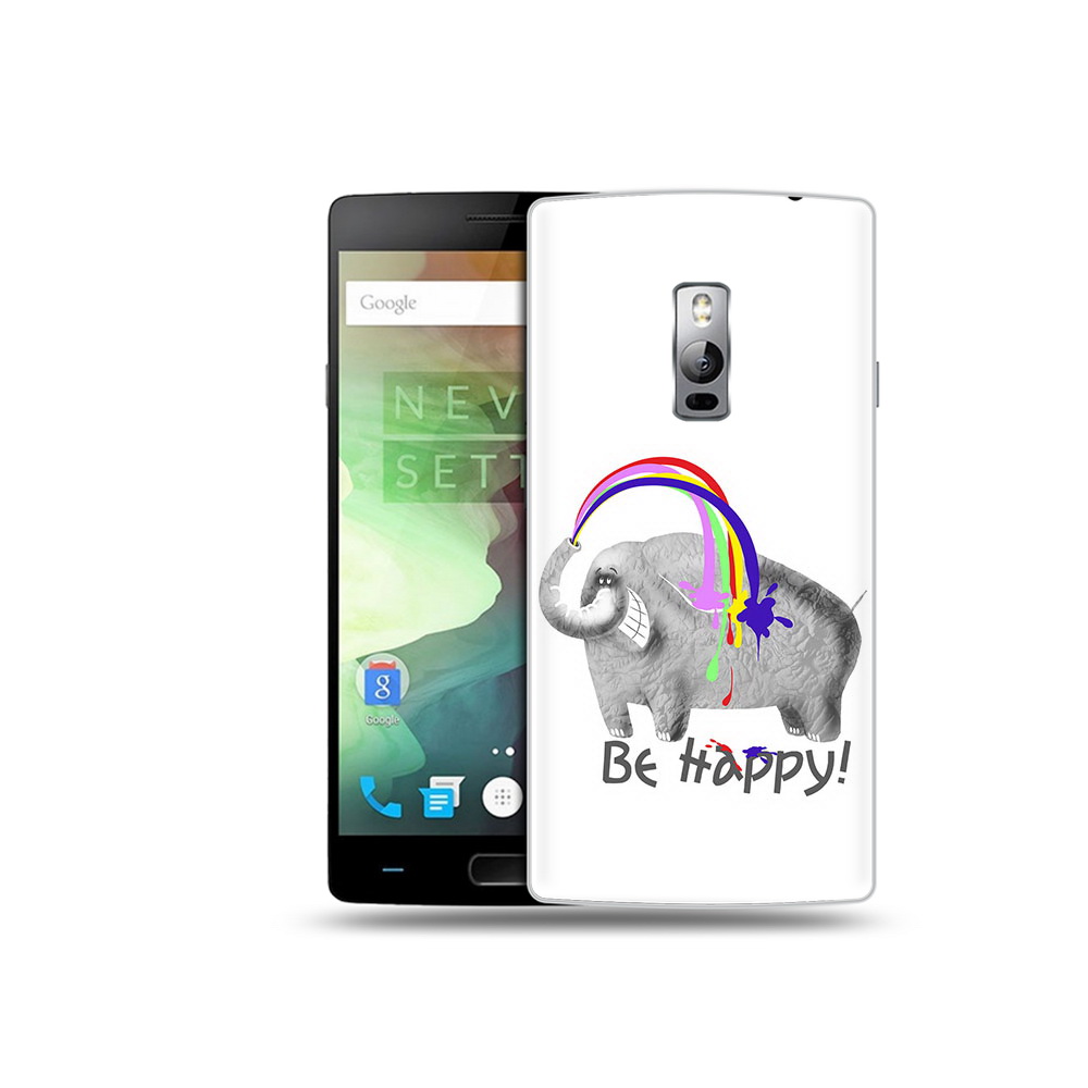 

Чехол MyPads Tocco для OnePlus 2 счастливый слон, Прозрачный, Tocco