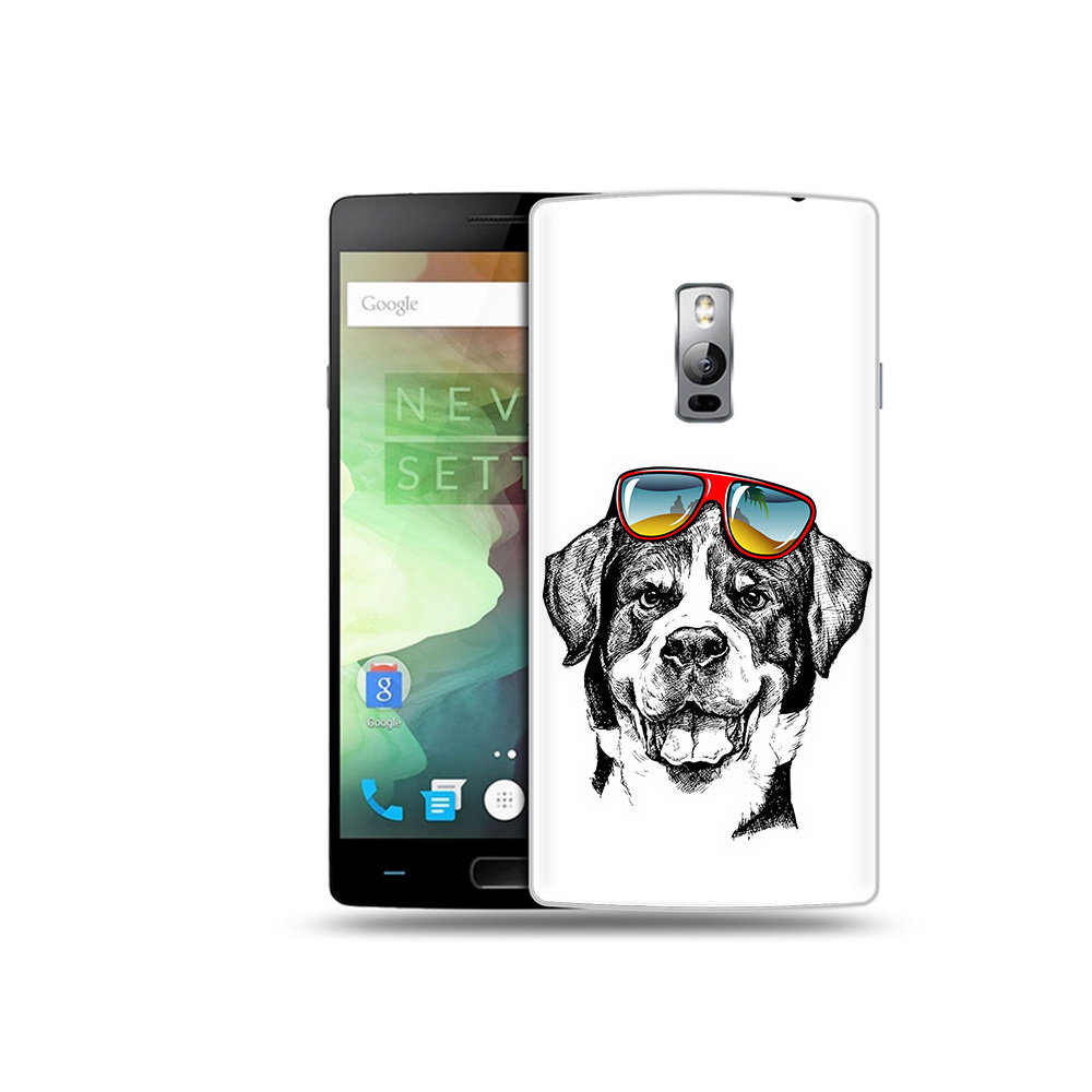 

Чехол MyPads Tocco для OnePlus 2 счастливая собака, Прозрачный, Tocco