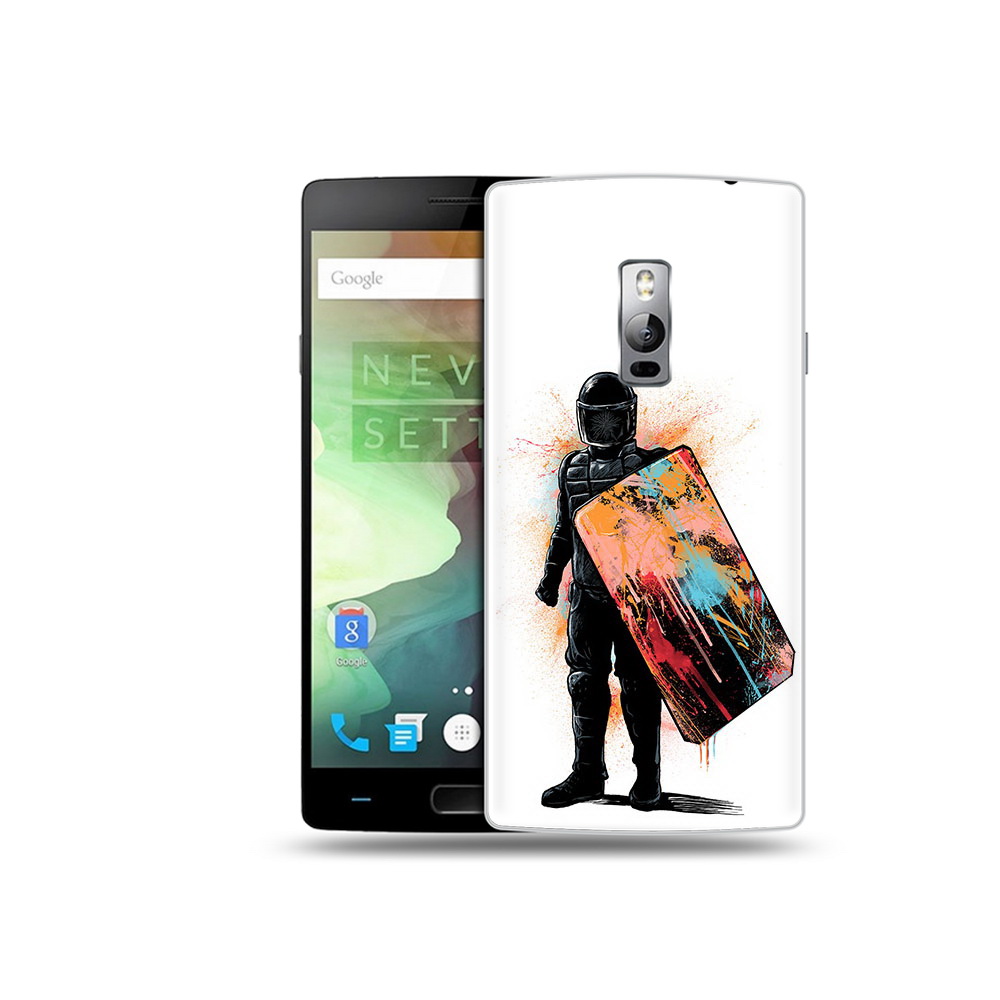

Чехол MyPads Tocco для OnePlus 2 солдат с красочным щитом, Прозрачный, Tocco