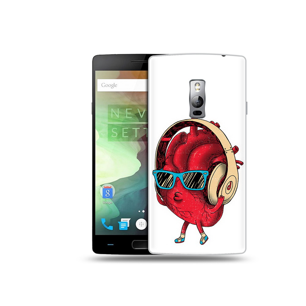 

Чехол MyPads Tocco для OnePlus 2 слушай сердце, Прозрачный, Tocco