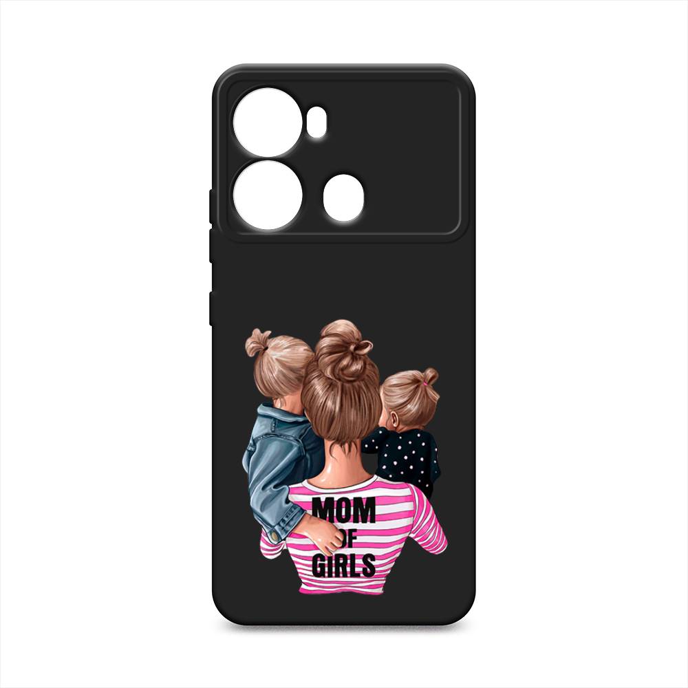 

Чехол Awog на Itel P40 "Mom of Girls", Разноцветный, 3201352-1