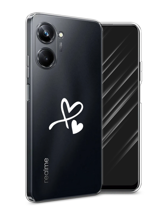 

Чехол Awog на Realme 10 Pro "Сердечко минимализм", Белый, 2512550-6