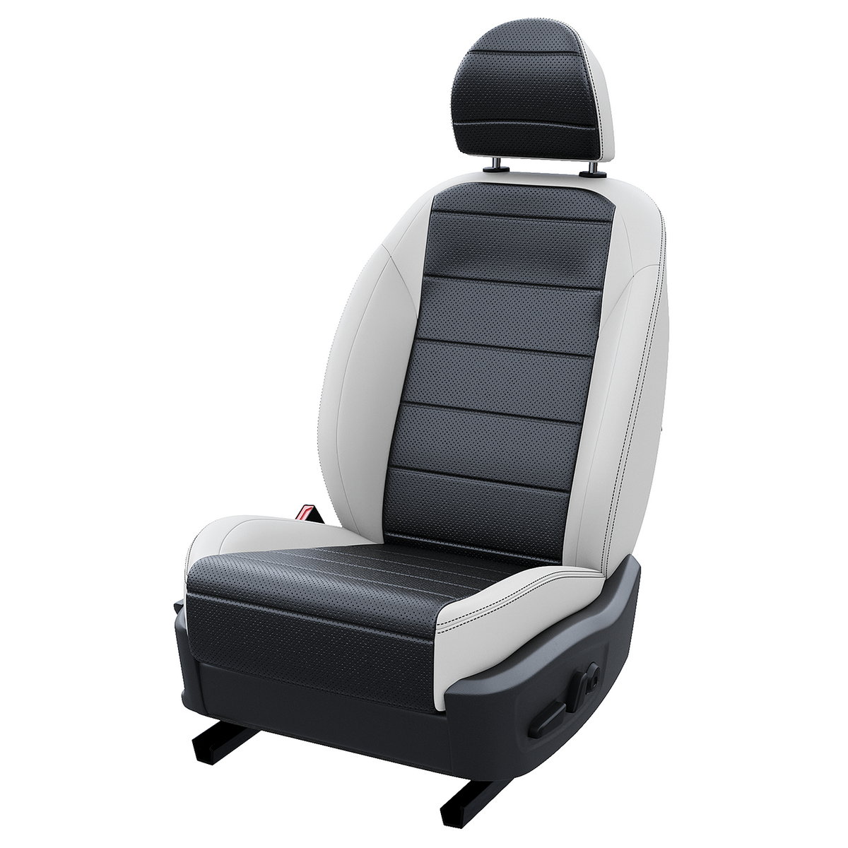 

Чехлы на сиденья АвтоЛето для Skoda Fabia 2 2007-2014 LA14792C308 Экокожа Белый Черный, Черный;белый, LA1479